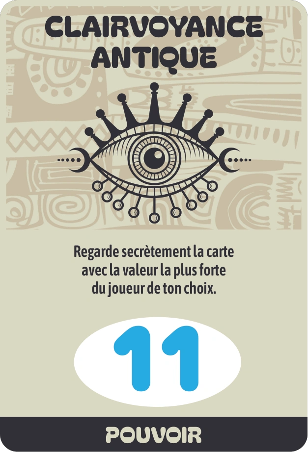 Carte Pouvoir Clairvoyance Antique