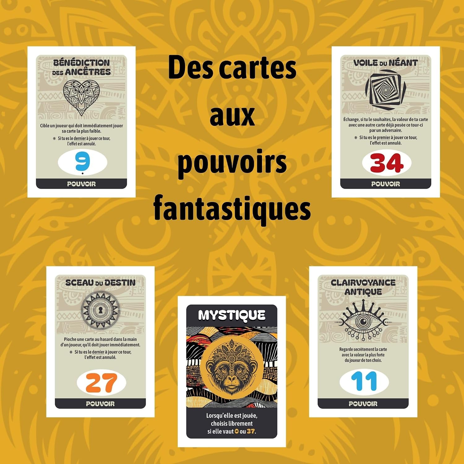 Cartes aux Pouvoirs fantastiques de KYRAN