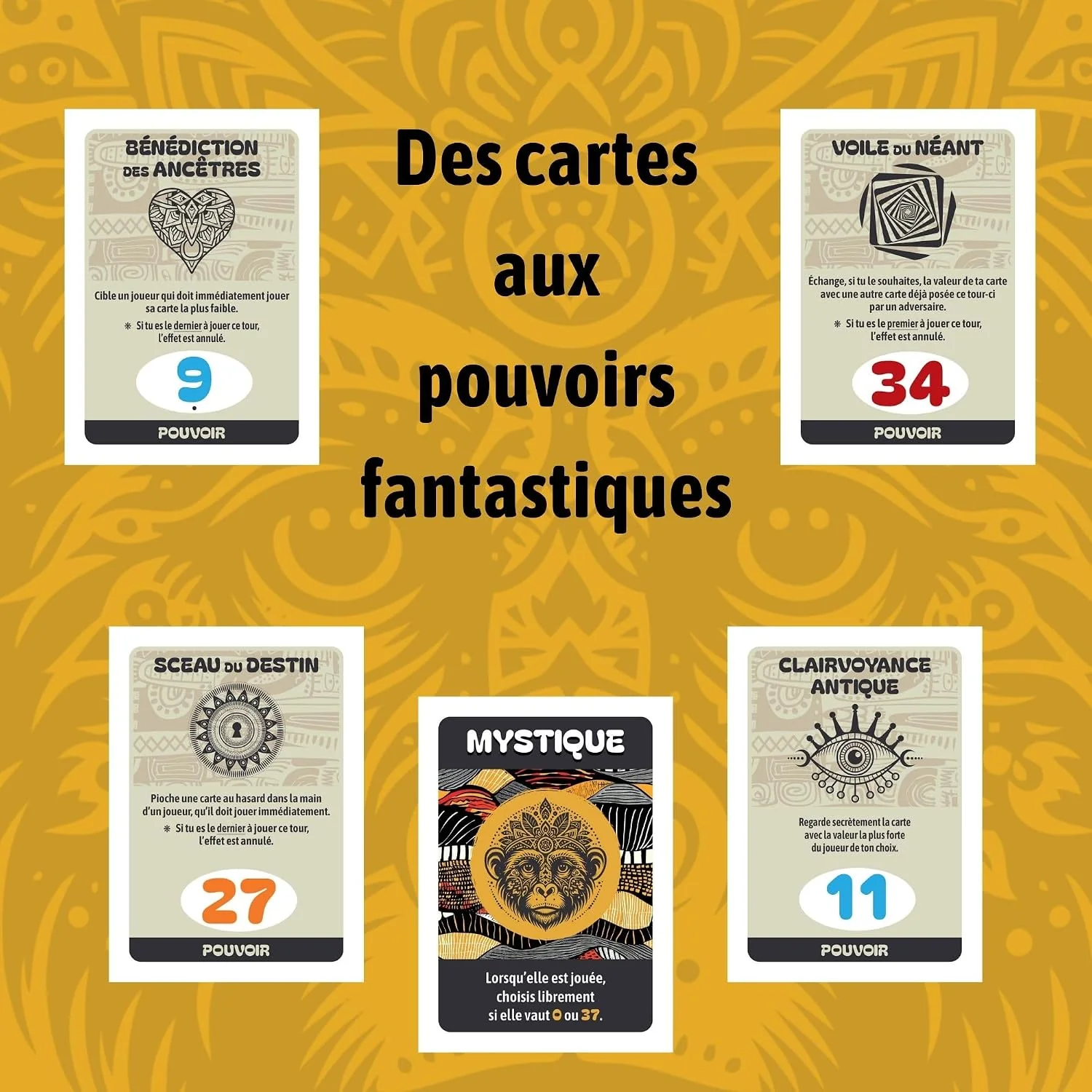 Cartes aux pouvoirs